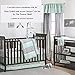 Grey Arrow Print 100% Cotton Padded Crib Rail Guard by The Peanut Shell