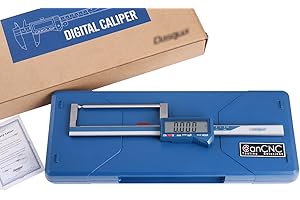 CanCNC Tooling Solutions Electronic Disc Brake Rotor Gauge Wheel on Caliper, 0-3.2"/0-80mm Measuring Range, Inch/Metric/Frati