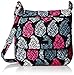 Vera Bradley Women's Cotton Double Zip Mailbag Crossbody Purse, Northern Lights, One Size