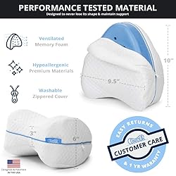 Contour Legacy Leg & Knee Foam Support Pillow for