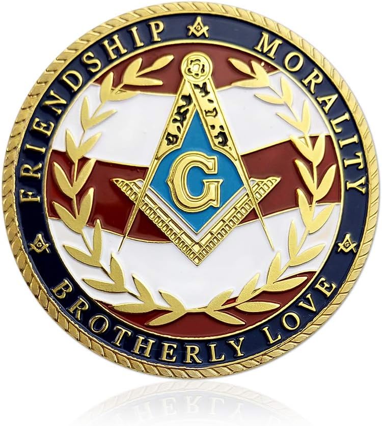 Masonic Challenge Coin Military Family Veteran Coin