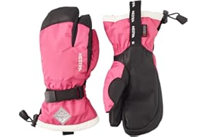 Hestra Gauntlet CZone Junior Glove (Youth 4-13yrs) | Waterproof, Insulated 3-Finger Kids Snow Gloves for Winter, Skiing & Playing in The Snow