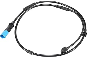 X AUTOHAUX 34356870351 Car Front Brake Pad Wear Sensor 2 Pins for BMW X3 X4 2020-2021