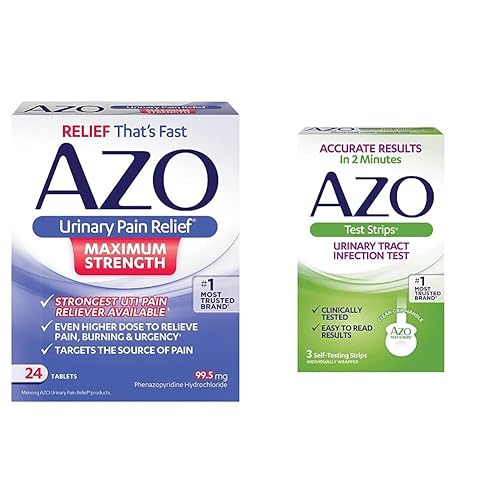 AZO Urinary Pain Relief Maximum Strength (24 Count) Urinary Tract Infection Urinary Tract