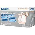 Hysimedy Silicone Bandages Assorted Sizes for Sensitive Fragile Skin - 60 Counts Extra Large and Small Size - Latex Free Non Allergenic Hypoallergenic Painless Removal Flexible Fabric Bandages