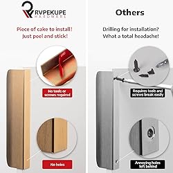 RVPEKUPE 10-Pack Adhesive Edge Finger Pulls for
