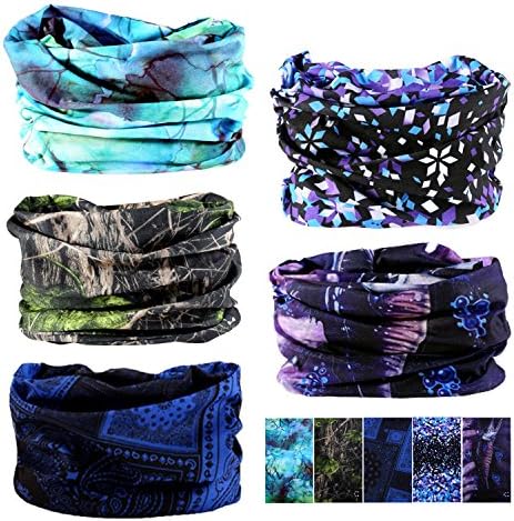 Oureamod Wide Headbands for Men and Women Athletic Moisture Wicking Headwear for Sports,Workout,Yoga Multi Function (Mystery series)