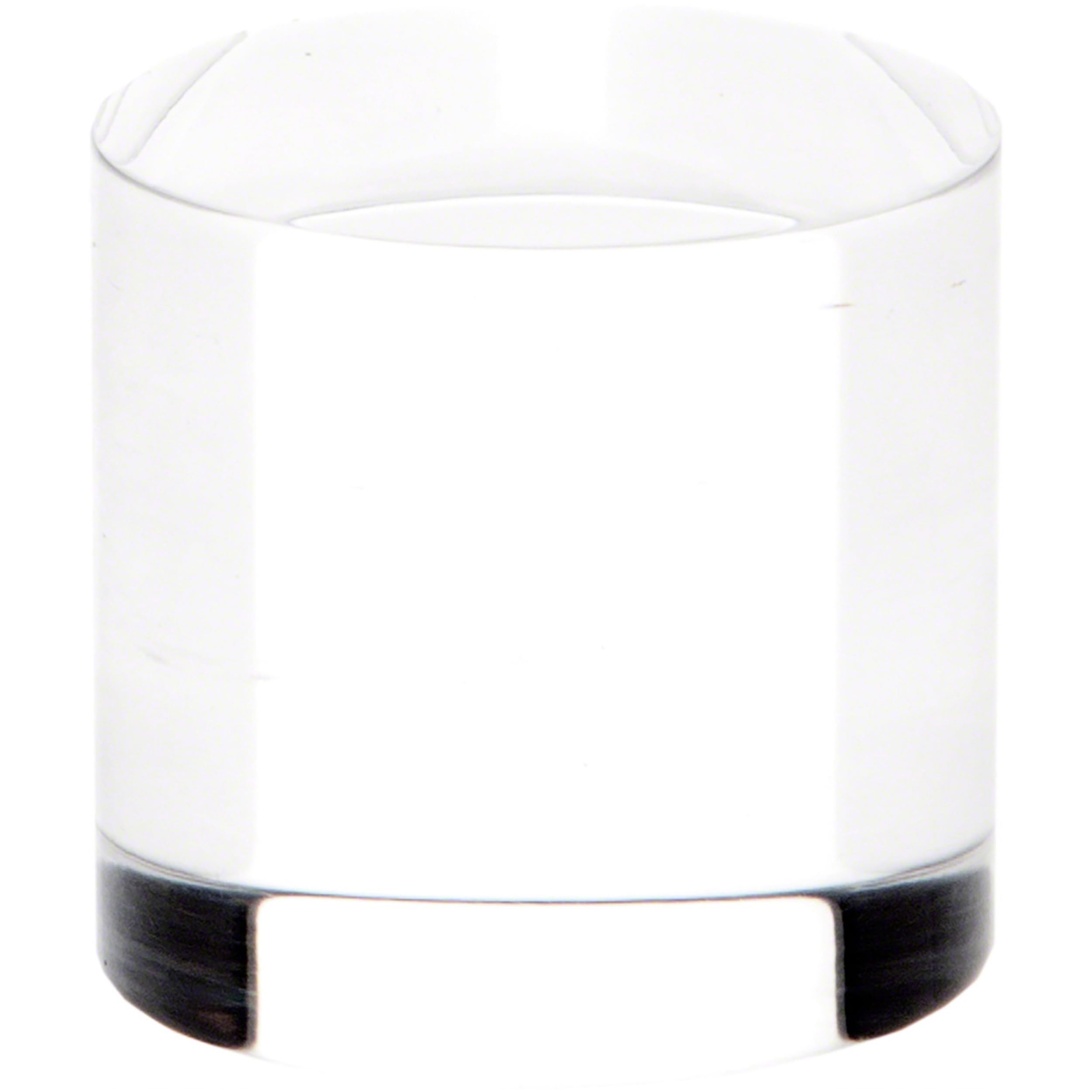 Plymor Clear Acrylic Solid Cylinder Round Display