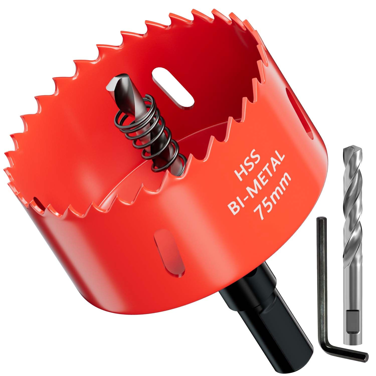 GARHWAL Bi-Metal Hole Saws - 75mm Wood Cutter, Metal Hole Saw, Circular Cutter for Walls, Core Drill Bit - Fast Cutting with Long-Lasting Blades for Plumbing, Conduits, Kitchens, Bathrooms, and More — image 1