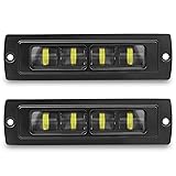 DERI 7 Inch Flush Mount LED Pods, 2PCS 6000LM Flush