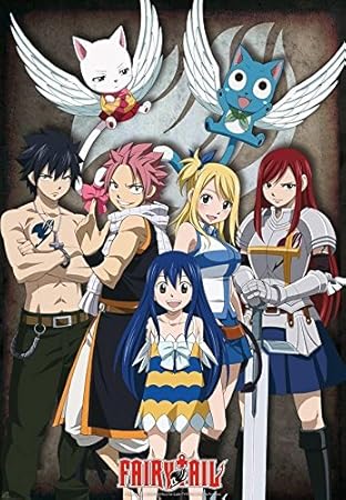 Close Up Fairy Tail Poster Charaktere (61cm x 91,5cm) + Ü-Poster