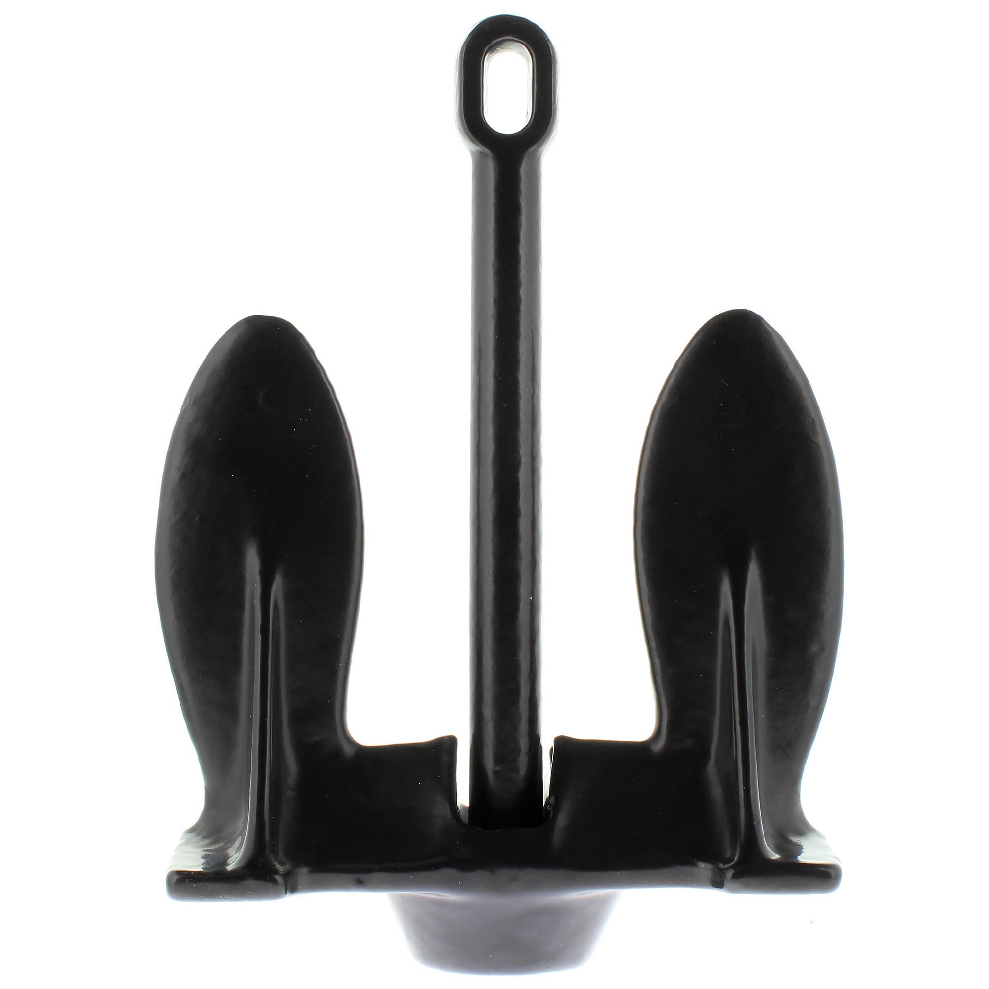 Photo 1 of SeaSense Navy Boat Anchor - Ideal for a Small Boats, Pontoons, Fishing Vessels, Kayaks & More, Great for Rocky, Sandy, Muddy or Weedy Bottoms - Black Vinyl Coating, 20 lbs, For Boats 17’ - 19’