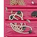 FloridaBrands Hanging Jewelry Organizer - Earrings Holder and Closet Hanger Organizer for Home Door Wall Organization Pockets for, Travel, Necklaces, Hair Accessories and Cosmetics Storage