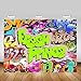 Mehofoto The Fresh Prince Backdrop Hip Pop Graffiti Background 7x5ft Vinyl Fresh Prince Hip Pop Neon Glow Party Banner Backdrops