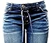 WAX / Jack David JEANS Womens Juniors 70s Trendy Slim Fit Flared Bell Bottom Denim Jean Pants