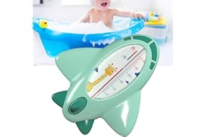 Baby Bath Thermometer, Water Thermometer Baby Bath Thermometer Airplane Shape Lovely Infant Bath Thermometer Multifunctional 