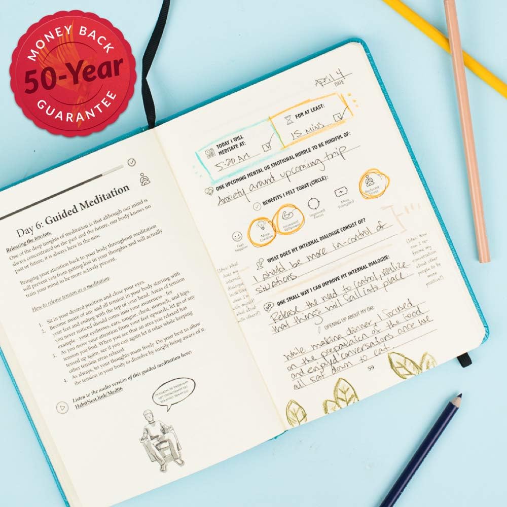  Meditation Sidekick Journal, A Meditation Book & 66-Day Mindfulness Journal - Image 3