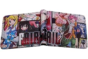WANHONGYUE Anime Fairy Tail Wallet Artificial Leather Purse Billfold Cosplay Money Clip Bifold Card Holder 1017-2