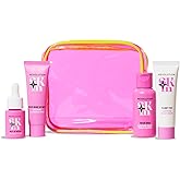 Revolution Skin, Go Gentle 4 Step Starter Kit, Skincare Set with Cleanser, Toner, Serum & Moisturizer, Vegan & Cruelty-Free, 4 Mini Products