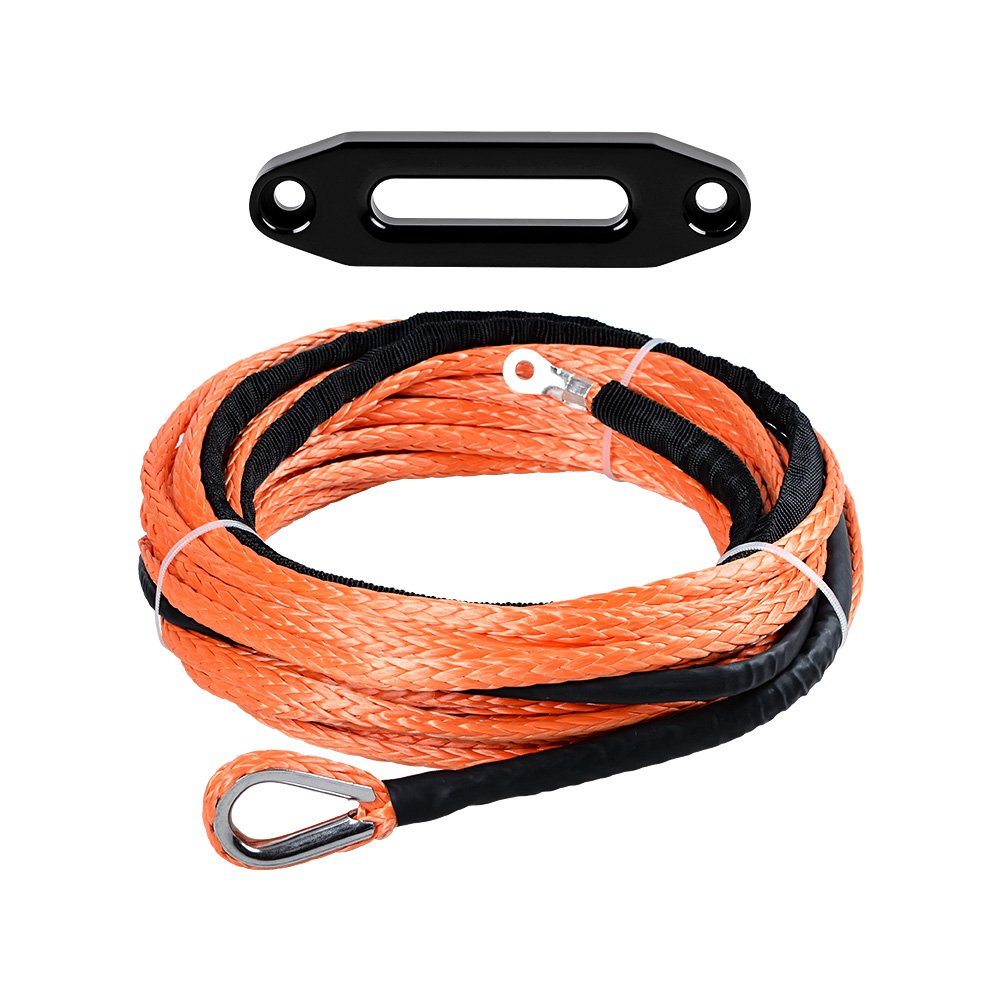 Fairleads Automotive Synthetic Winch Lift Rope Line Cable 3/16 X 50