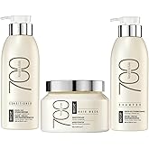 Biotop Professional 700 Keratin + Kale Hair Mask (18.6 oz) + Shampoo (16.9 oz) + Conditioner (16.9 oz) – Strengthening & Smoothing Hair Care Trio for Damaged Hair
