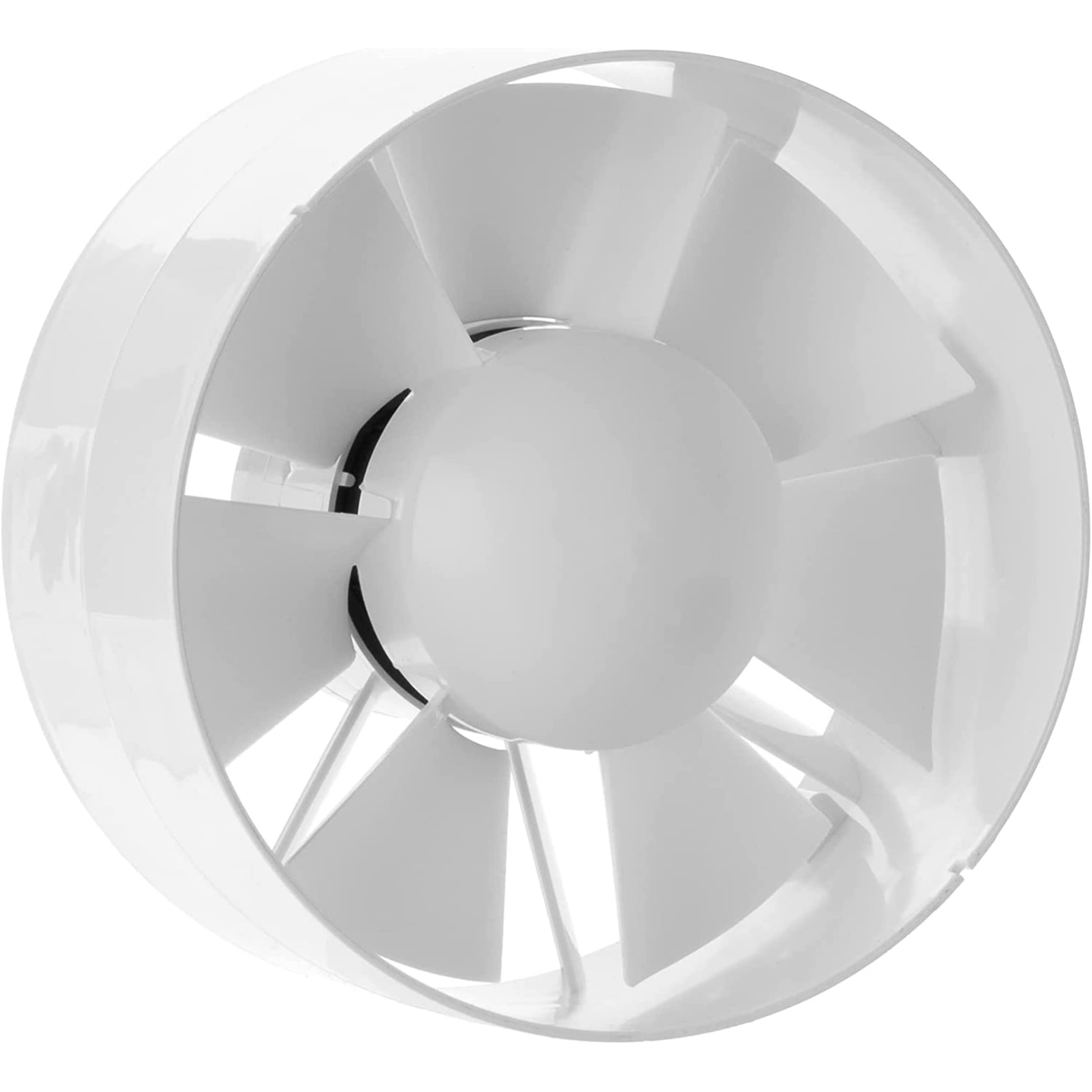 LIRAST Ø 150 mm / 6 inch Plastic Duct Fan - Inline Extractor for Kitchen Bathroom Garage - Ducting Fans Plastic