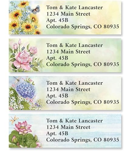 Custom Printed Mailing Labels 400 Personalized Return Address Labels - 1/2" X 1 3/4", Custom Text & Font Address Labels Free Shipping - Foto 11