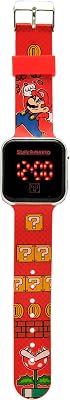 Kids Euroswan - Relógio LED Super Mario, Multicolor (GSM4107)