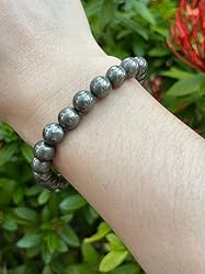 Pyrite Crystal Bead Bracelet 8mm, Wholesale Genuine