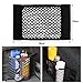 Kbnian Trunk Storage Net,Car Trunk Back Seat Organizer, Mesh Wall Sticker Organizer Pouch Bag(2 Pack) Black
