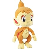 Pokemon 8" Chimchar Plush - Officially Licensed - Diamond & Pearl Starter Figure - Authentic Soft Stuffed Animal Toy - Gift for Kids, Boys, Girls - 2+