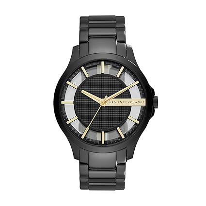 Analog Black Dial Mens Watch - AX2192