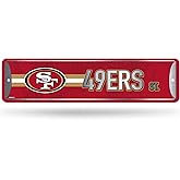 NFL Rico Industries Metal Street Sign Metal Street Sign 4" x 15" Home Décor - Bedroom - Office - Man Cave