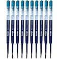 Gel Ink Refills Blue 0.5mm Compatible Parker G2 Type Pelican Fibercastle Visconti Monte Grappa Monte Delta Fischer KAWECO Marlen Omas Smith & Wesson Schaeffer Porsche iungo