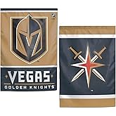 WinCraft NHL Las Vegas Golden Knights Garden Flag, 12.5 x 18 inches, 2 Sided