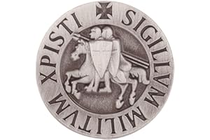 GUDEKE Knights Templar Seal Crusaders Solomons Temple Lapel Pin