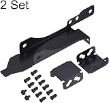 sourcing map 2 Set Graphics Card Dual Fan Cooling Bracket PCI Metal Mount view 3
