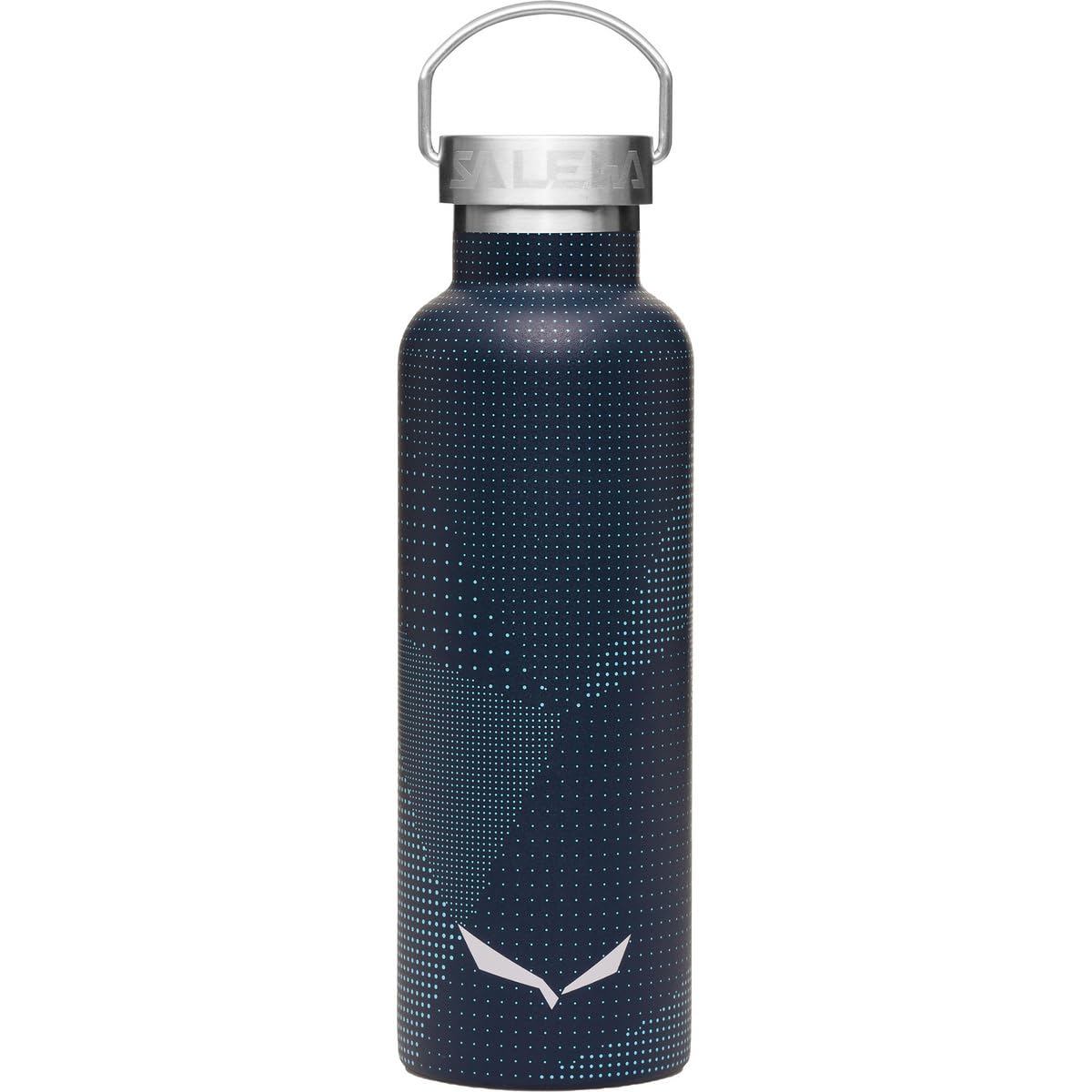 Salewa Valsura Insulated Stainless Steel 0,65L Bottle, Navy/Dots, Unisex