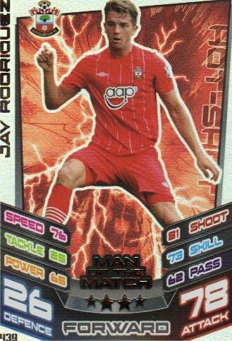 My Trading Cards Match Attax 2012/2013 Man of the Match - 439 Southampton JAY RODRIGUEZ [Toy]