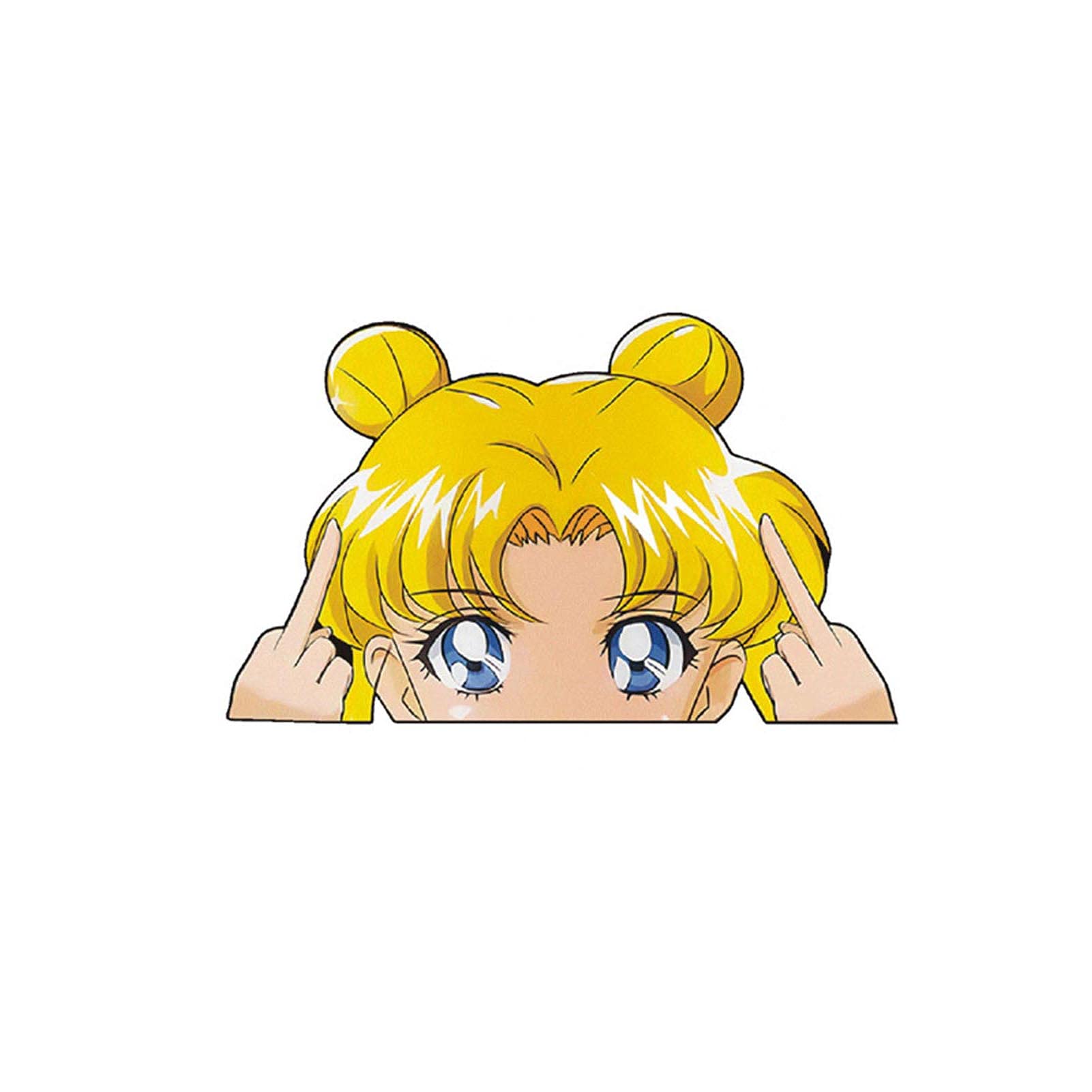 Anime Car Sticker Sailor Moon Car Sticker Car Window Tuning Vinyl Sticker (Tsukino 14 x 9 cm)