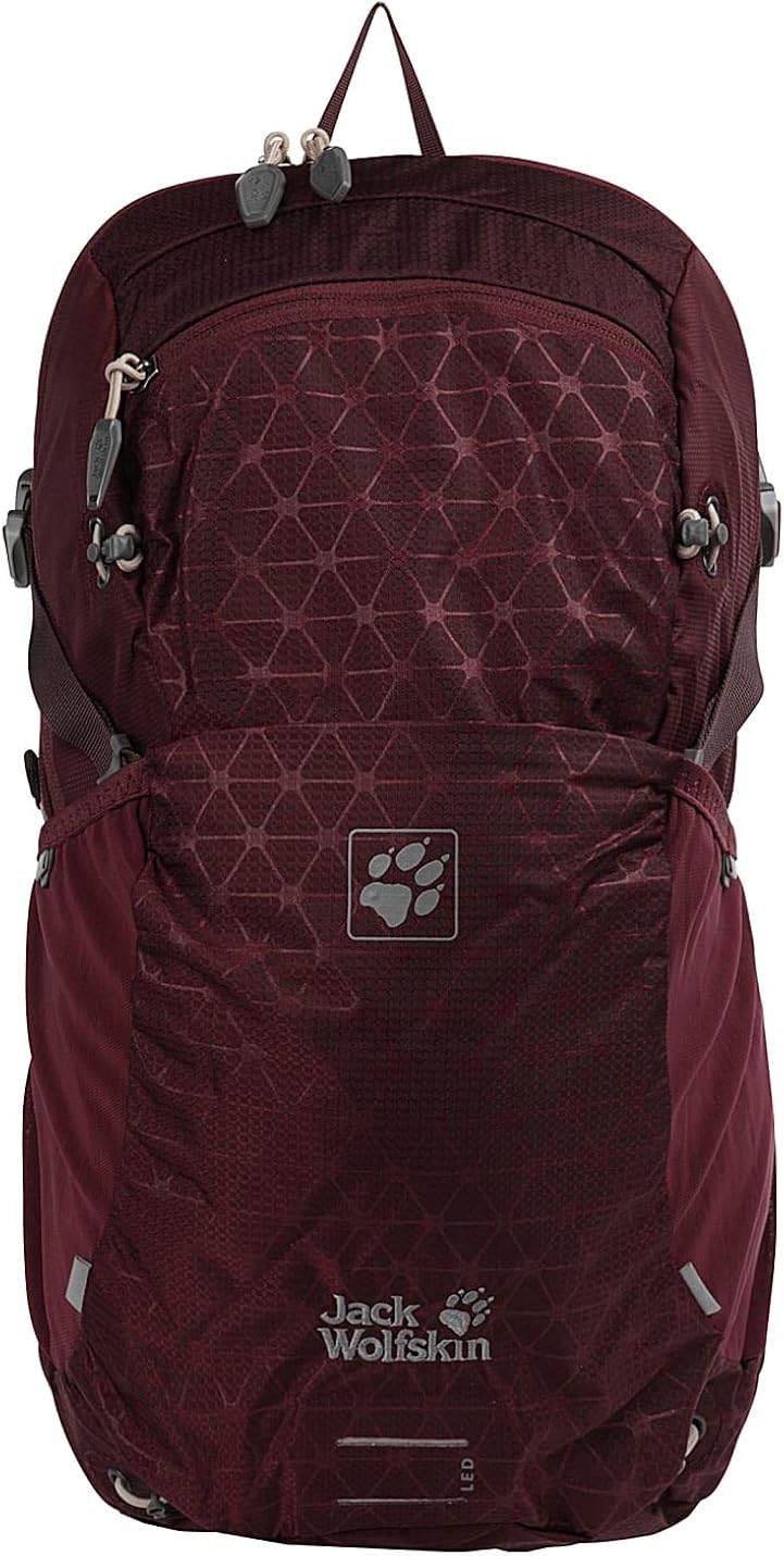 Jack Wolfskin Damen Moab Jam 18 Women Rucksack, Port Wine Grid, ONE