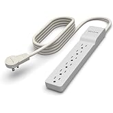 Belkin 6-Outlet Surge Protector Power Strip, 6ft Cord, 360&deg; Rotating Plug - 1080 Joules Protection