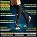 [Odor-Free] Bamboo Compression Socks for Men, Women by BAMS | Best SOFT Antibacterial 15-20 mmHg Medical Graduated Knee High Sock for Pain, Swelling, Injury, Sports, Diabetic, Nurse, Maternity, Travel