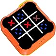 Tic Tac Toe Bolt Game, Handheld Electric Puzzle Game Console, Gift Ideal for Kids and Adults' Birthday, Electronic Board Games for Educational and Memory Growth, Portable Travel Games for Car Ride