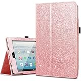 Amazon Fire HD 10 Case 2017,Kindle Fire HD10 2017 Cases,Fingic Luxury Sparkly Folio Folding Stand Cover with Holder & Auto Wake/Sleep Smart Case for Fire HD 10 inch Tablet Case,Rose Gold