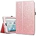 Amazon Fire HD 10 Case 2017,Kindle Fire HD10 2017 Cases,Fingic Luxury Sparkly Folio Folding Stand Cover with Holder & Auto Wake/Sleep Smart Case for Fire HD 10 inch Tablet Case,Rose Gold