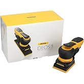 Mirka DEOS II 343X 3 x 4 inch Compact Electric Orbital Sheet Sander | Bluetooth Connectivity, Low Profile Design, Adjustable Speed Control, for Windows, Doors, Frames, and Detailed Sanding Tasks