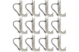 Higdon Outdoors J-Weight with Rubber Strap | Perfect Duck and Goose Decoy Rigging for Waterfowl Hunting | 12pk