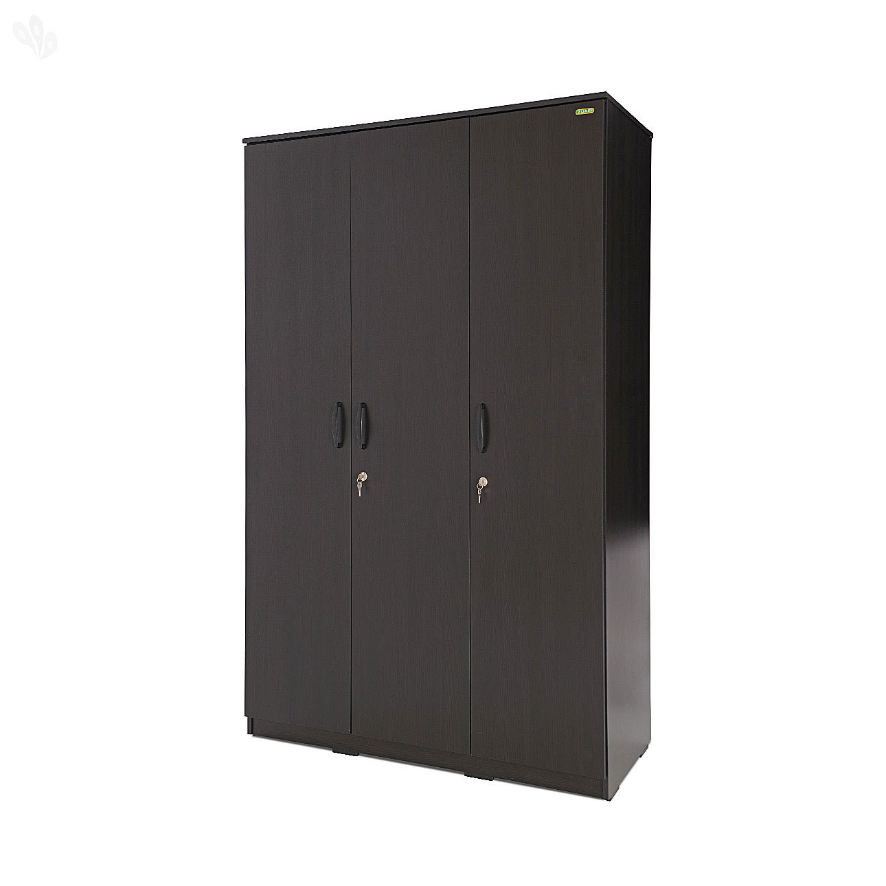 Zuari Three Door Wardrobe Teak Finish Brown Amazon In