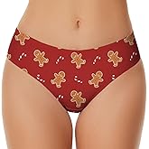 Aueyan Christmas Underwear for Women Funny Holiday Panties Wife
